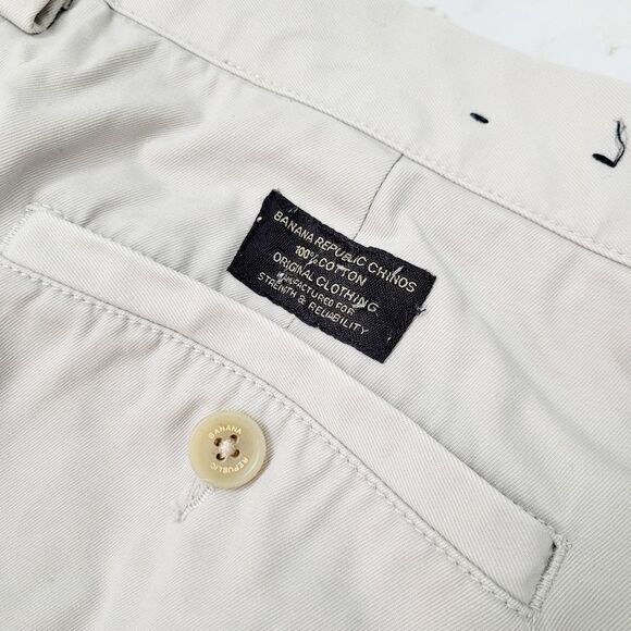 Banana Republic Light Grey Casual Pants Size: 34/30 - Picture 10 of 10